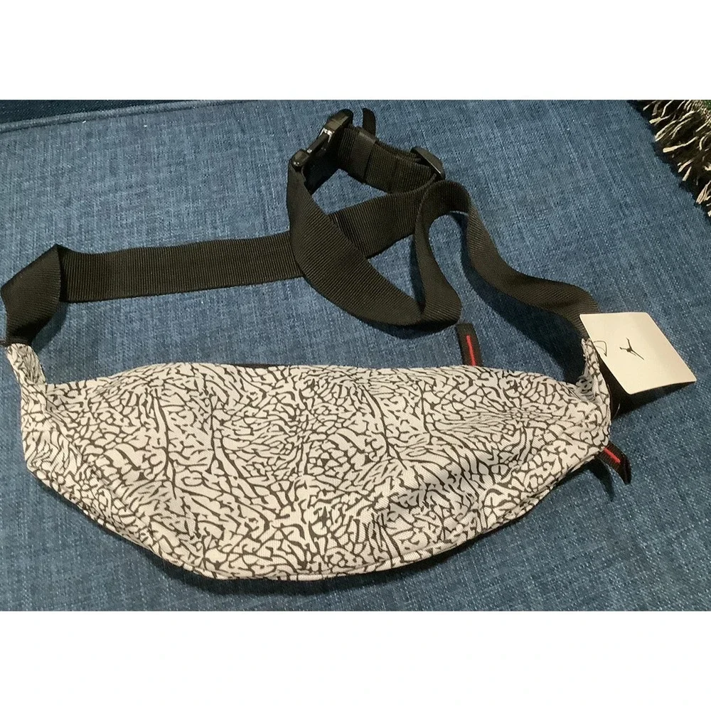 Air Jordan Cross Body Bag/Fanny Pack/ Wolf Gray /New With Tag .